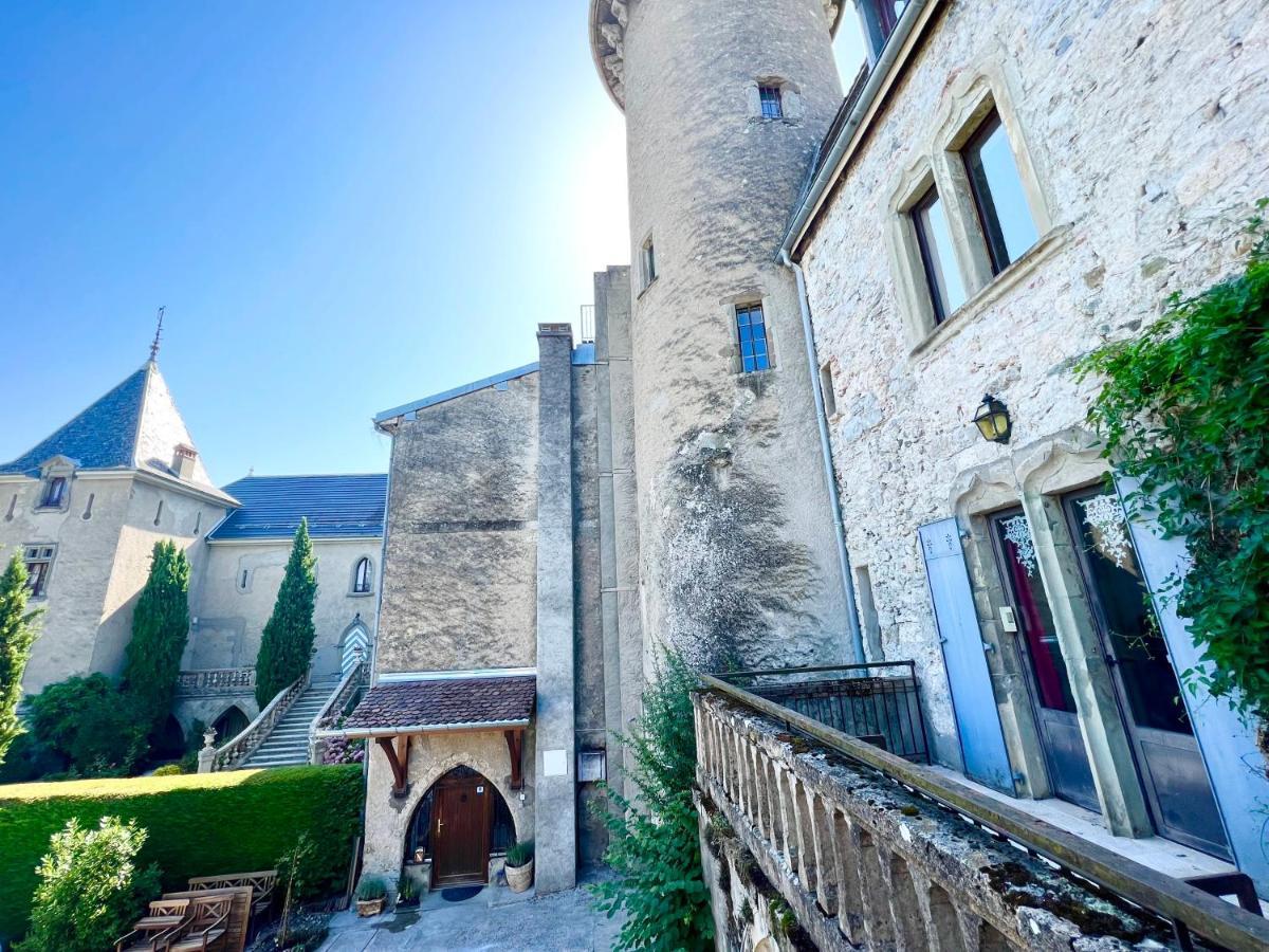 Superbe Appartement Au Chateau D'Allaman De 80M2 吕格兰 外观 照片